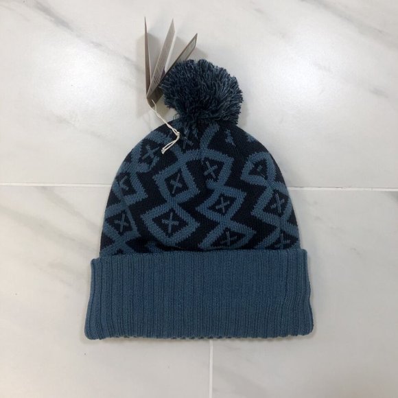Patagonia Unisex Powder Town \'Perennial Pinecone/Wavy Blue\' Beanie 29187-PEWA OS main image 4